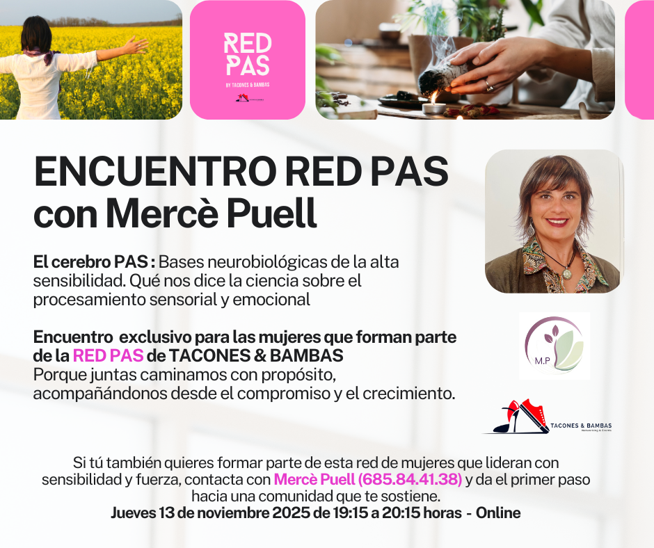 ENCUENTRO MENSUAL RED PAS WOMEN : El cerebro PAS