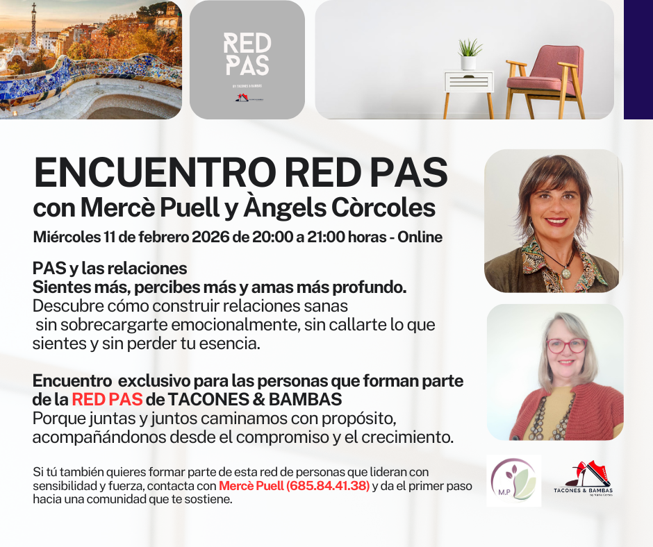 RED PAS : Webinar mensual PAS Y LAS RELACIONES